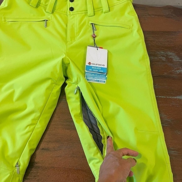 NWT SUNICE INSULATED ClimaLoft Women's Ski Waterproof Pants Sz 12 - Picture 6 of 12